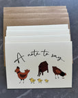 Chicken Notecards