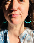 Solstice Hoops – Ocean Aura