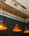 Wooden Beam Light with Shades 120cm