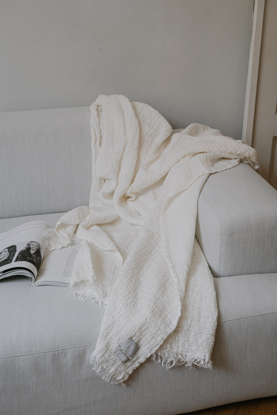 Nantucket Linen Throw - available in 5 colors