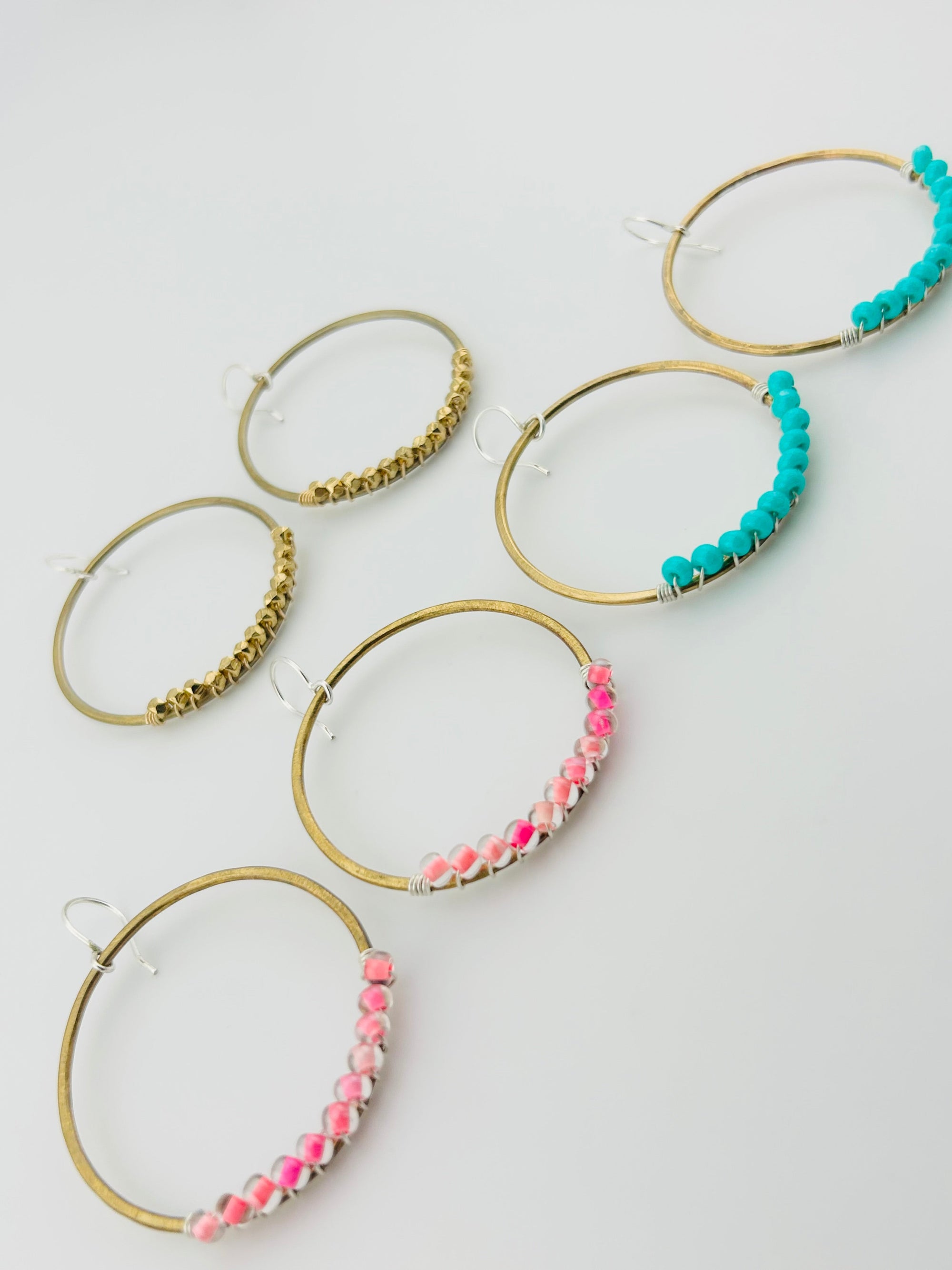 Solstice Hoops – Ocean Aura