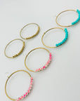 Solstice Hoops – Ocean Aura