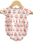 Frilly Bodysuit - Rose Floral