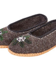 Adult Woolen Slippers (felt) with beads