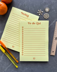 Bright Yellow Note Pad