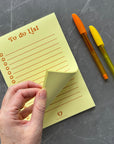 Bright Yellow To Do List