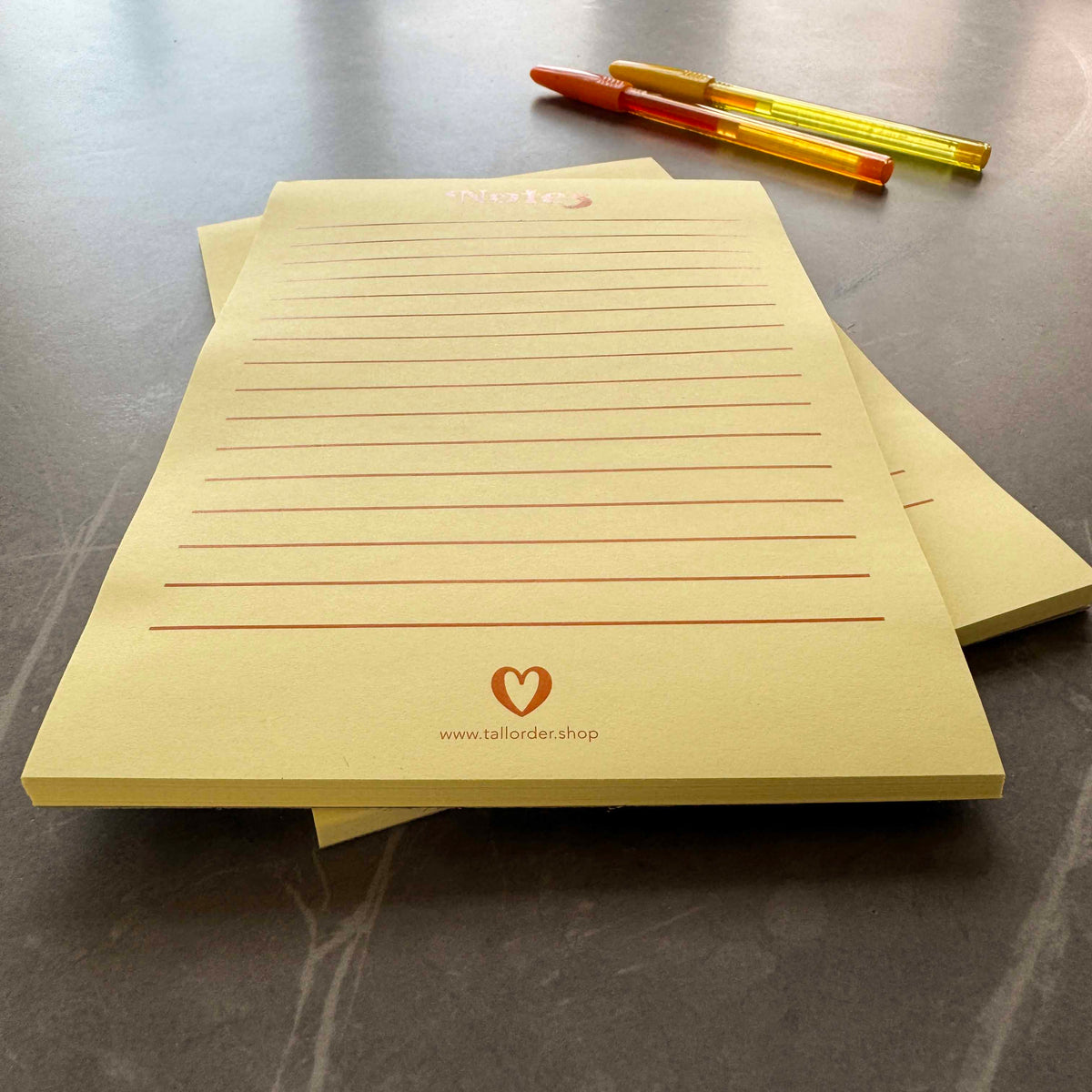 Bright Yellow To Do List