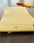 Bright Yellow Note Pad