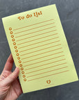 Bright Yellow To Do List