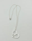 Heart Shaped Peace Sign Necklace