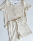 Mini COZY Terry Towelling Tee - Sand