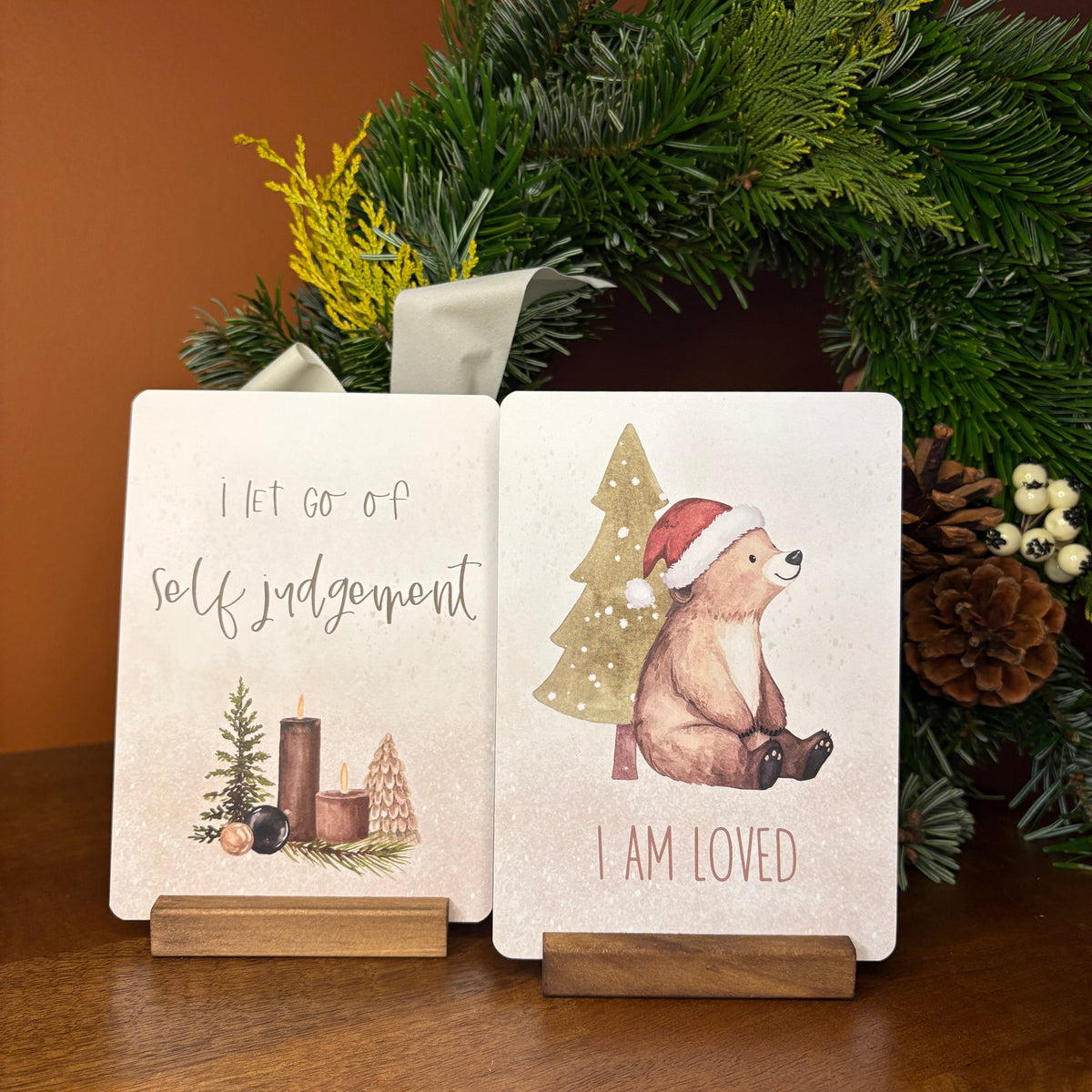 Festive Affirmation Duo Cards (Adult &amp; Child)