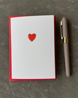 Multicolour Love Heart Cards