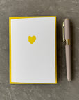 Multicolour Love Heart Cards