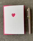 Multicolour Love Heart Cards