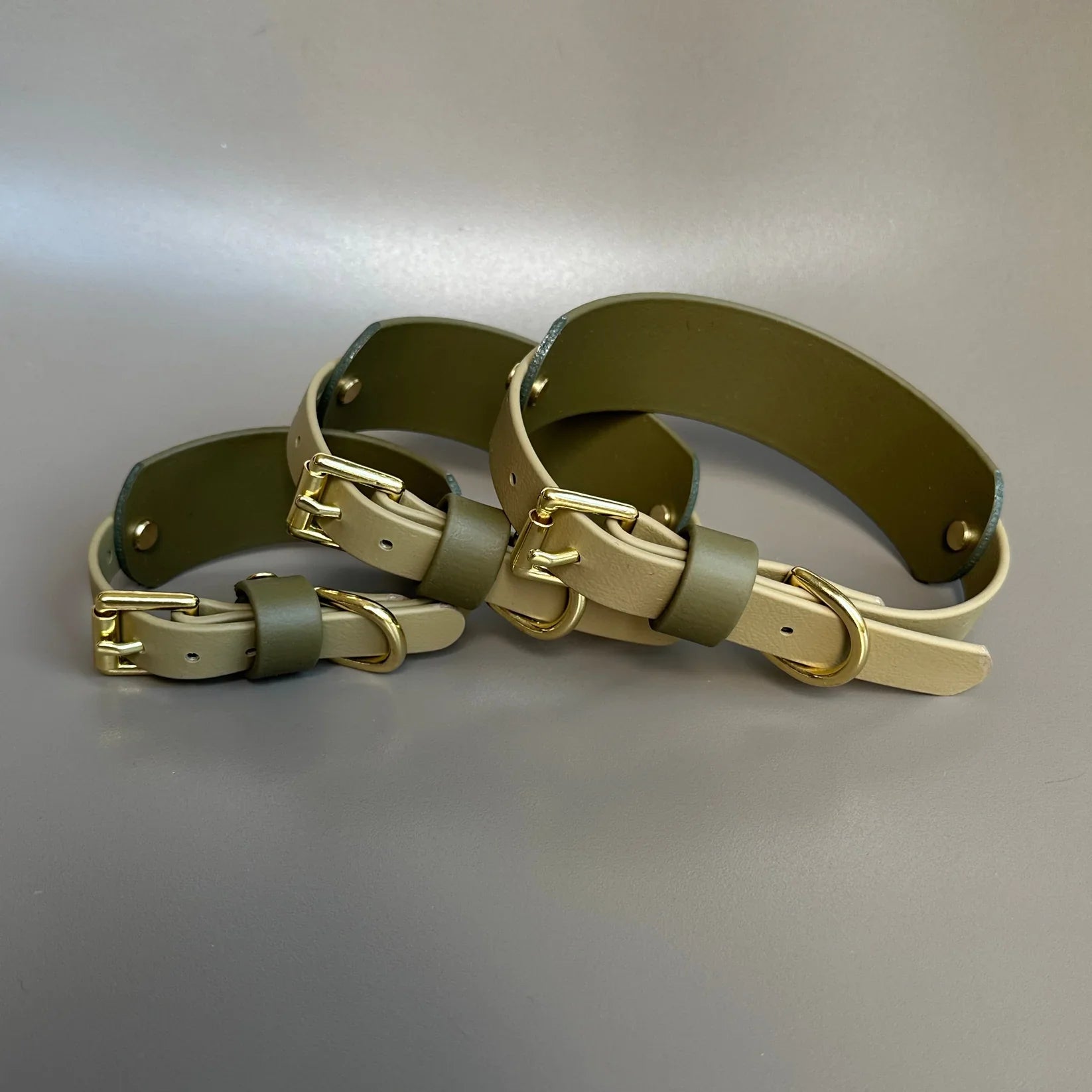 Bentley Olive &amp; Khaki Hound Collar