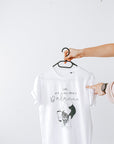 Organic Cotton Oversized Tee – It’s All About Balance Message by Black Giraffe Brand at www.brixbailey.com