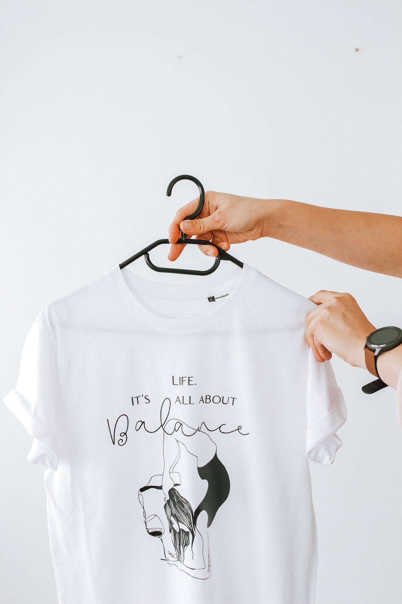 It Is All About Balance Organic Cotton T Shirt