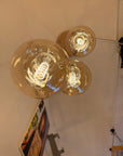 Oak Disc Pendant Light | 3 Drop Kitchen Island, Stairwell & Dining Lighting