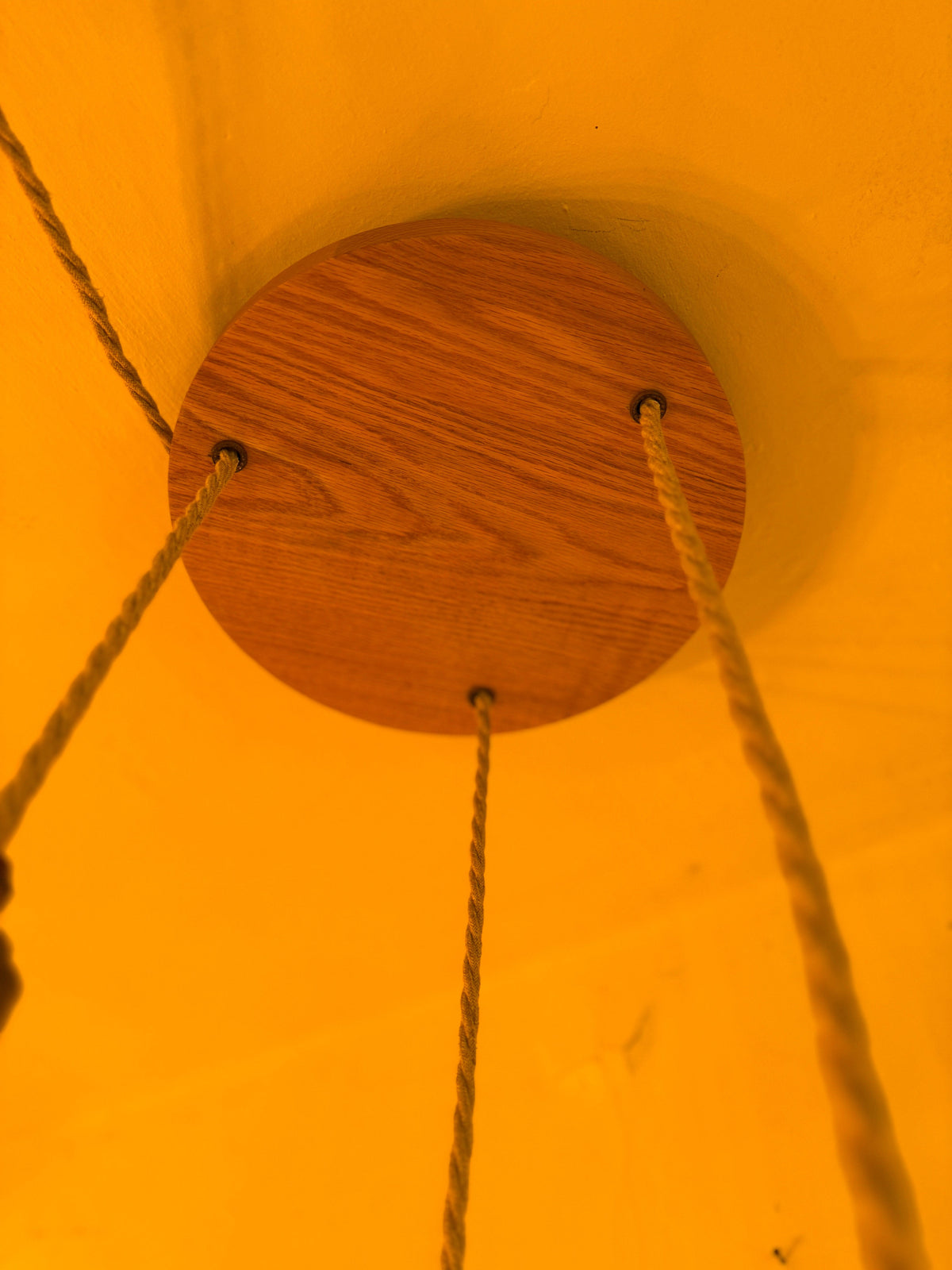 Oak Disc Pendant Light | 3 Drop Kitchen Island, Stairwell &amp; Dining Lighting