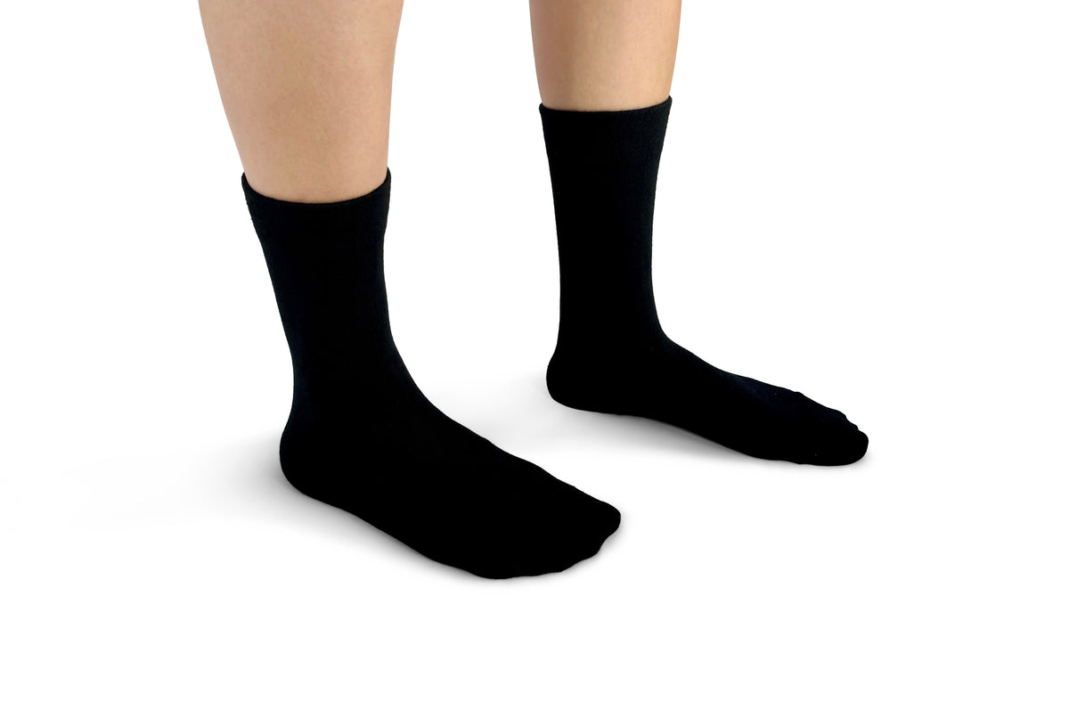 Plain Bamboo Socks - Sleek Black