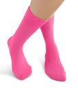 Plain Bamboo Socks - Bubblegum Pink