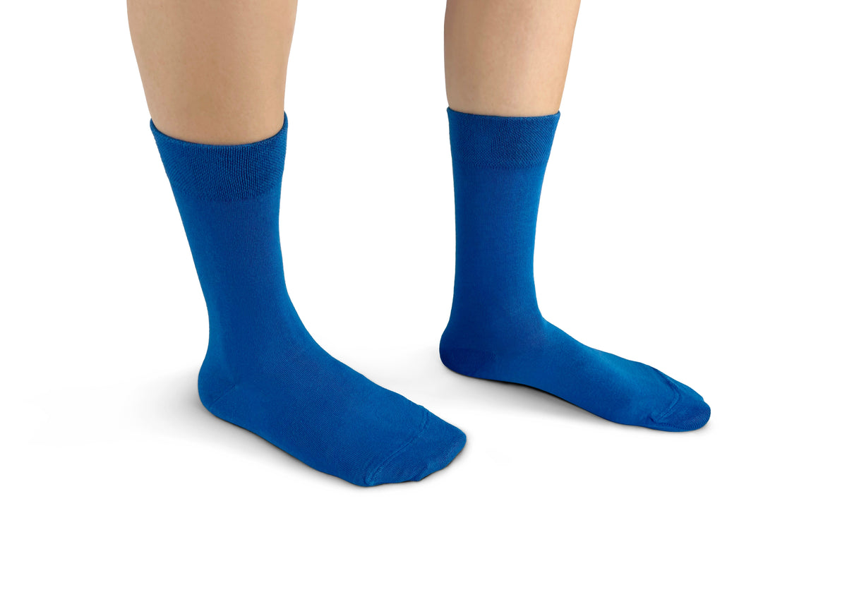 Plain Bamboo Socks - Cool Sea Blue