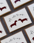Dachshund Dog Note Cards