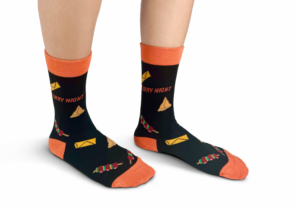 Curry Night Bamboo Socks