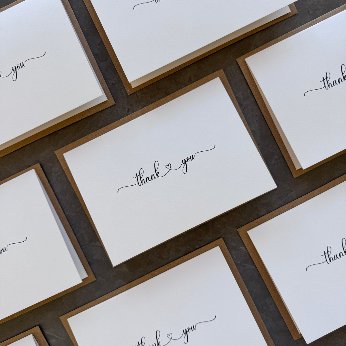 Minimalist Thank You Note Cards