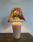 Mustard Flowers Velvet Steep Empire Lampshade | Handmade Ceiling Light Shade | UK