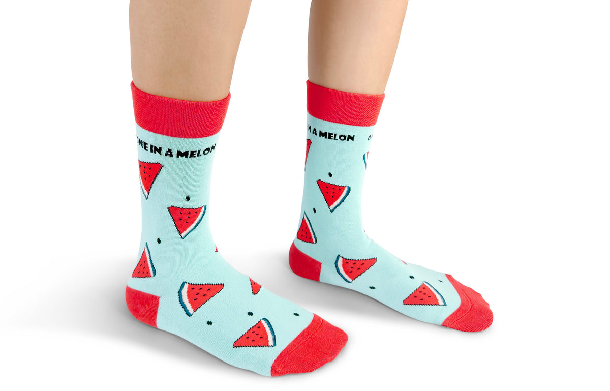 One In A Melon Bamboo Socks