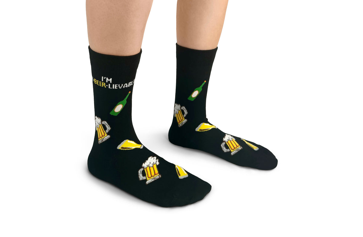 I'm Un-Beer-Lievable Bamboo Socks