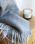 Oxford Alpaca Throw Charcoal