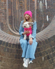 Fandango Pink British Wool Dog Jumper