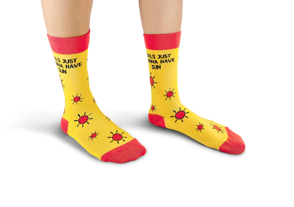 Girls Just Wanna Have Sun Bamboo Socks