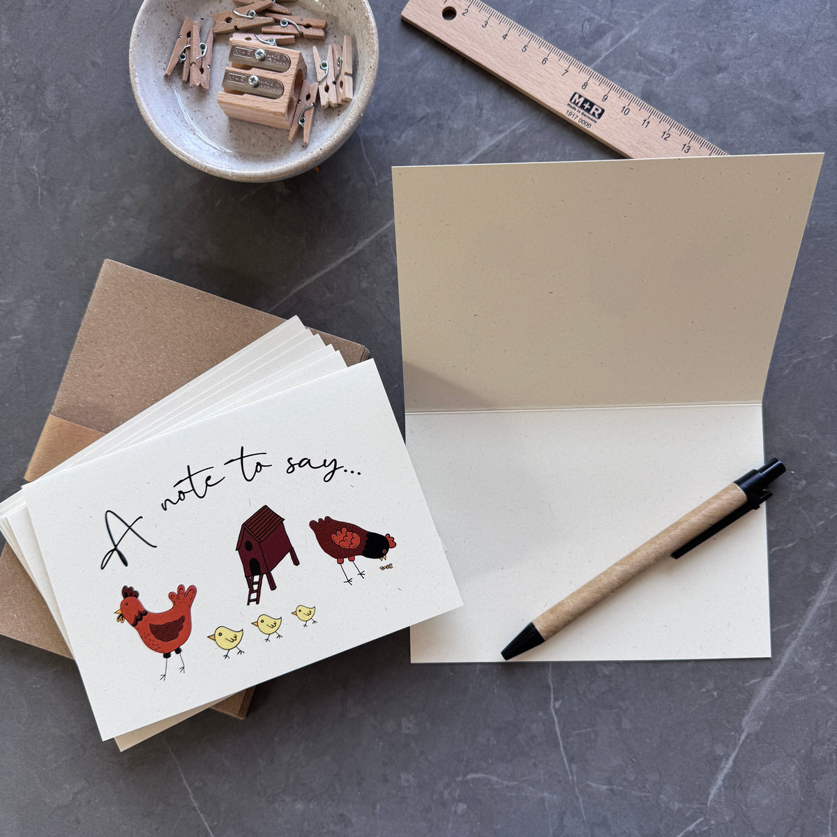 Chicken Notecards