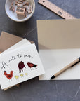 Chicken Notecards