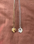 Salt Sterling Silver Pendant Necklace