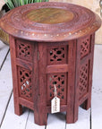 Alnif Medium Size Moroccan Side Table Sheesham Wood
