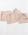 Stone Washed Linen Cocktail Napkin