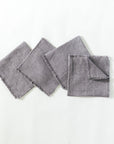Stone Washed Linen Cocktail Napkin