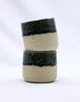 Bluvio Handmade Ceramic Milled Stoneware Espresso Mug