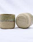Beige Picollo Handmade Ceramic Milled Stoneware Espresso Mug