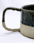 Bluverde Grande Handmade Milled Stoneware Big Ceramic Mug