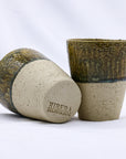 Bluverde Quadra Milled Stoneware Tall Handmade Ceramic Cup