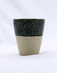 Blunero Quadra Milled Stoneware Tall Handmade Ceramic Cup