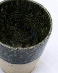 Blunero Quadra Milled Stoneware Tall Handmade Ceramic Cup