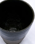 Bluverde Quadra Handmade Ceramic Smoked Grey Stoneware Tall Ceramic Cup
