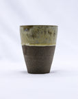 TerraBlu Quadra Handmade Ceramic Smoked Grey Stoneware Tall Ceramic Cup